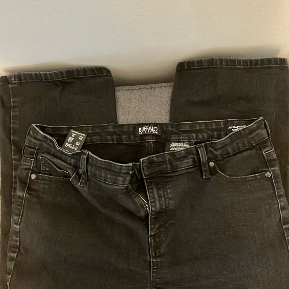Buffalo jeans 12 black Alyssa